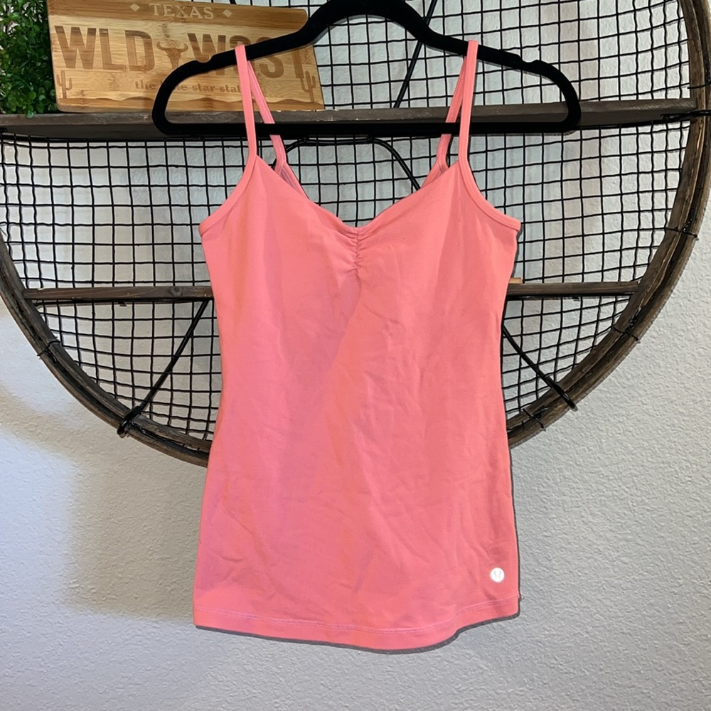 Lululemon Tank Top Gathered V front Size 4